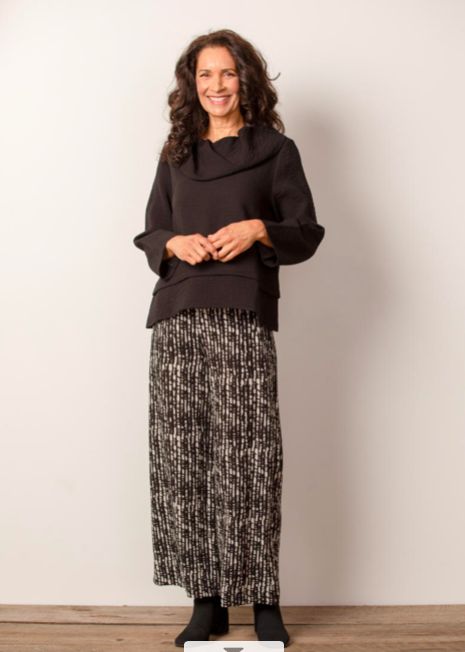 Express Travel Bamboo Stripe Ankle Pant