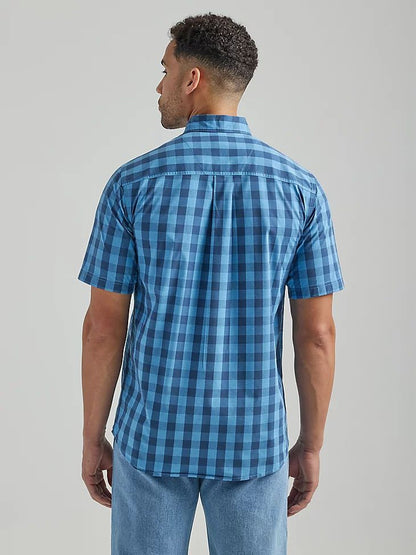 Wrinkle Resist Plaid Short Sleeve Shirt