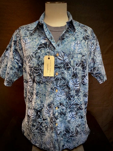 All Cotton Batik Short Sleeve Shirt