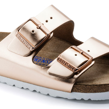 Women's Arizona Soft Footbed Leather Slides