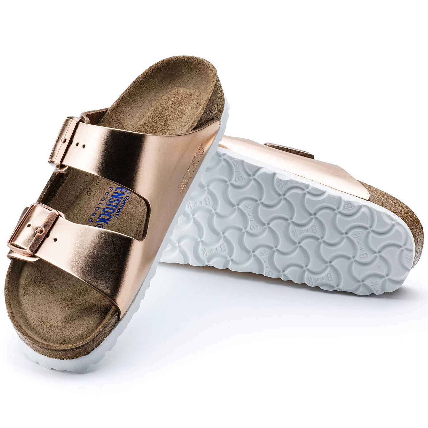 Women's Arizona Soft Footbed Leather Slides