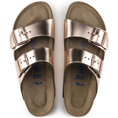 Women's Arizona Soft Footbed Leather Slides