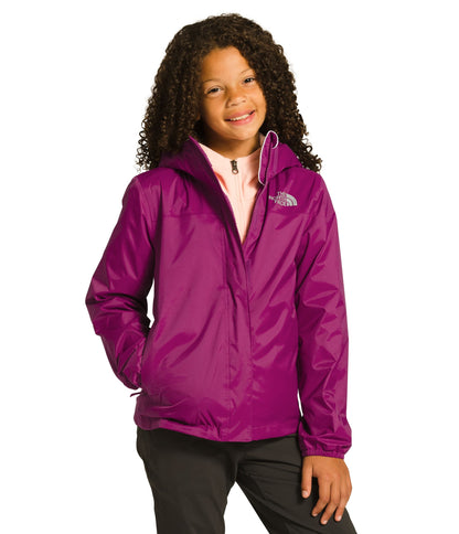 Girls' Resolve Reflective Rain Jacket