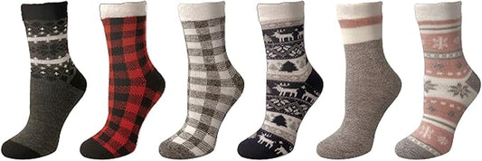 Dual Layer Cabin Socks Wih Grippers