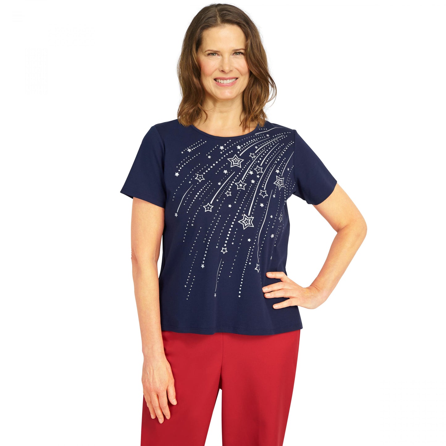 Land Of The Free Shooting Stars Tee Shirt