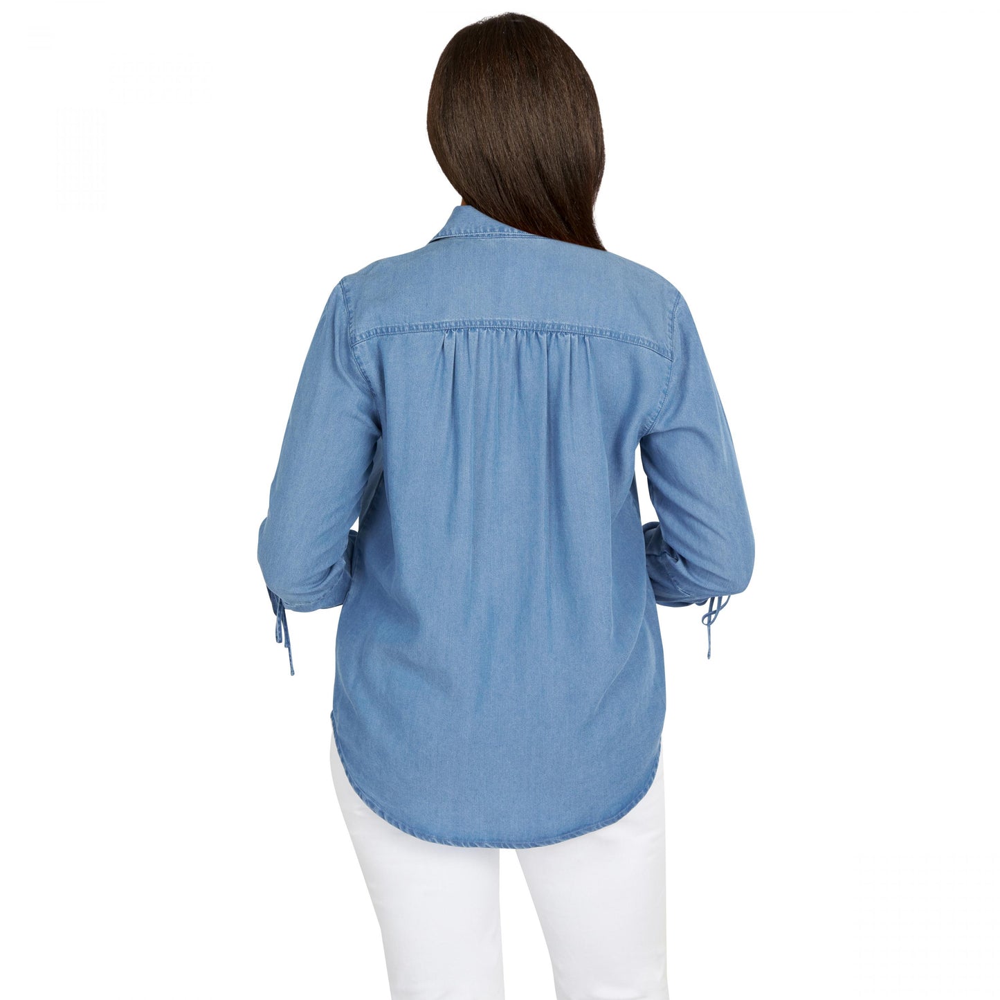 Jean Pool Woven Button Front Shirt