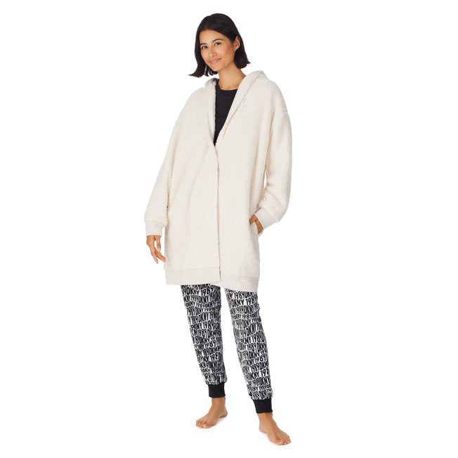 Long Sleeve Hooded Lounge Wrap