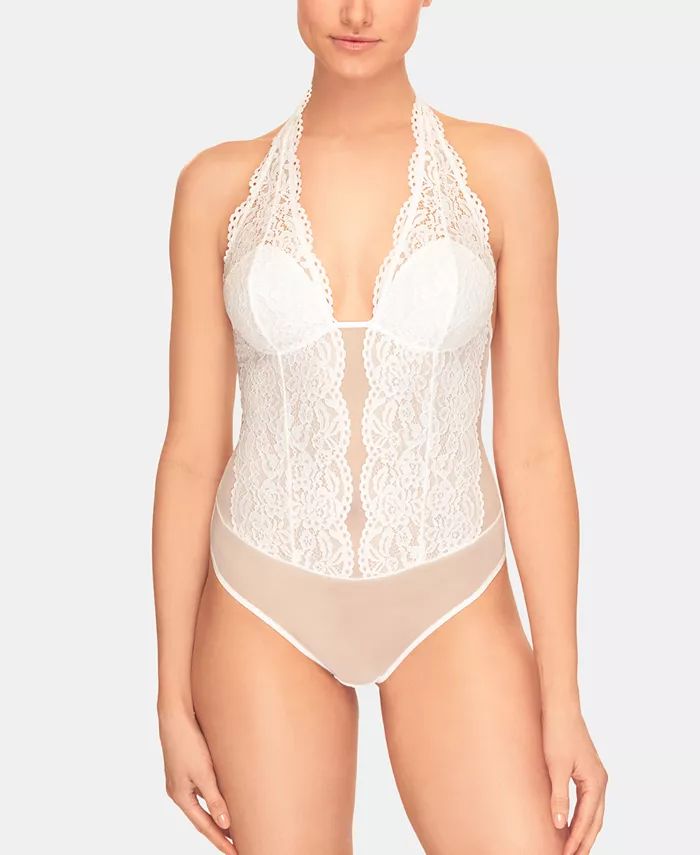 Ciao Bella Lace Halter Bodysuit