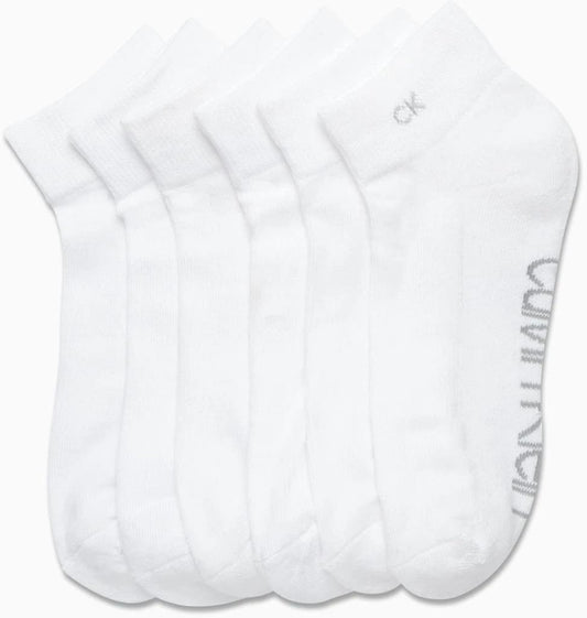 Womens 6 Pack Cushion Quarter Sock