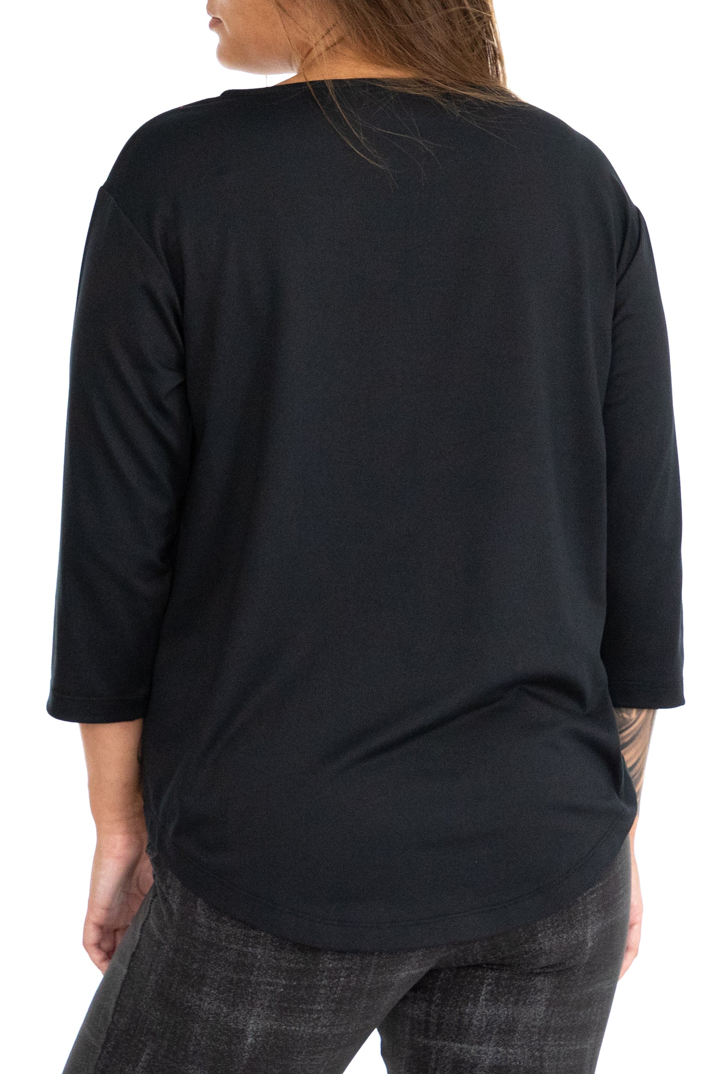 Peached Jersey Notch Tee Shirt