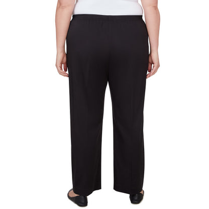 Opposites Attract Variegated Rib Knit Pant Petite