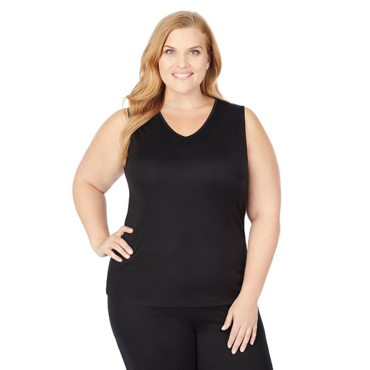 Climatesmart Vee Neck Tank Top Plus Size