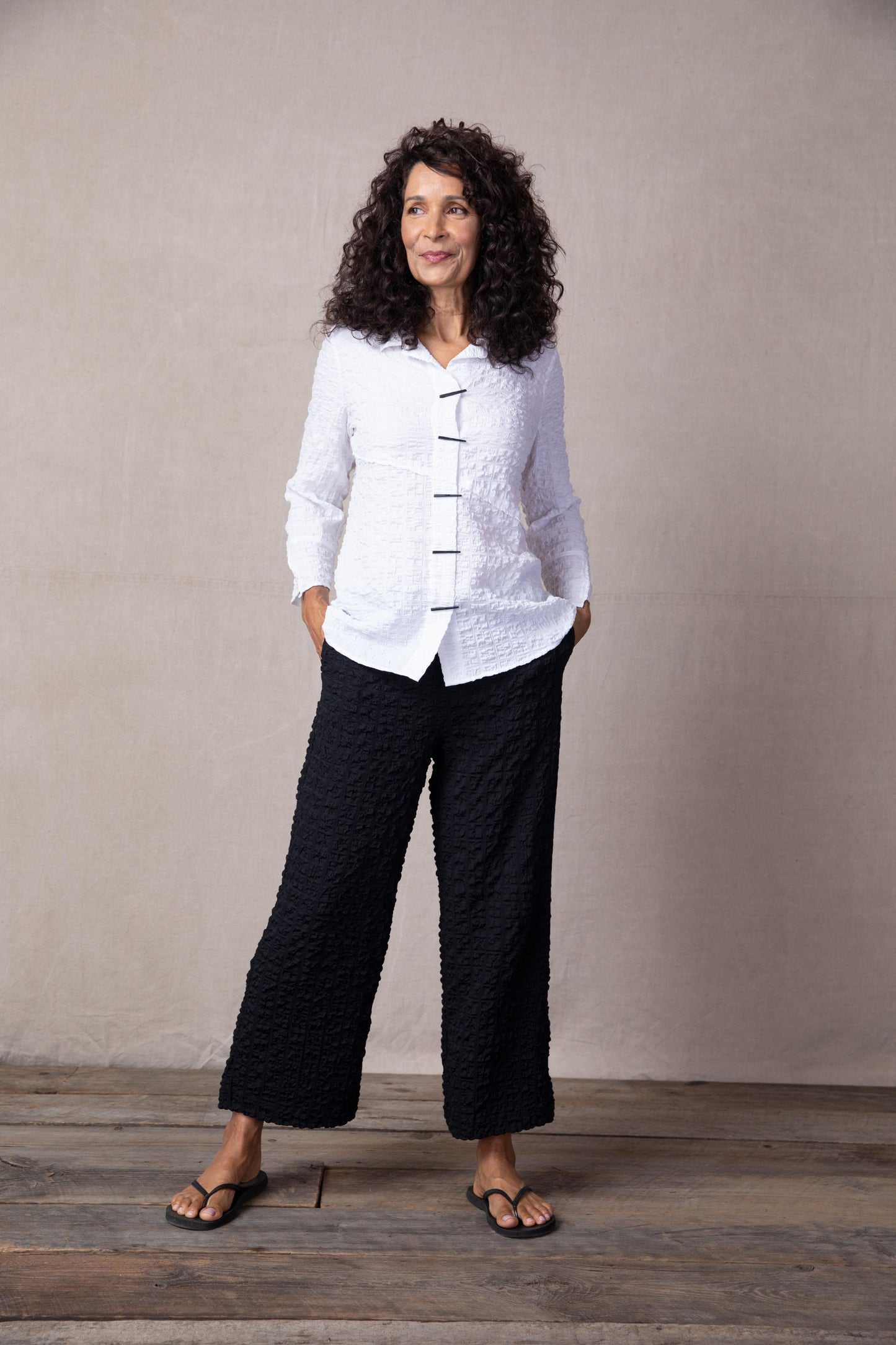 Flat Front Flood Pant