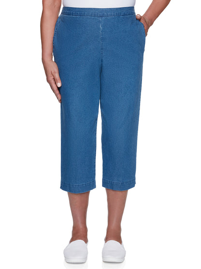 Denim Capri Length Pant