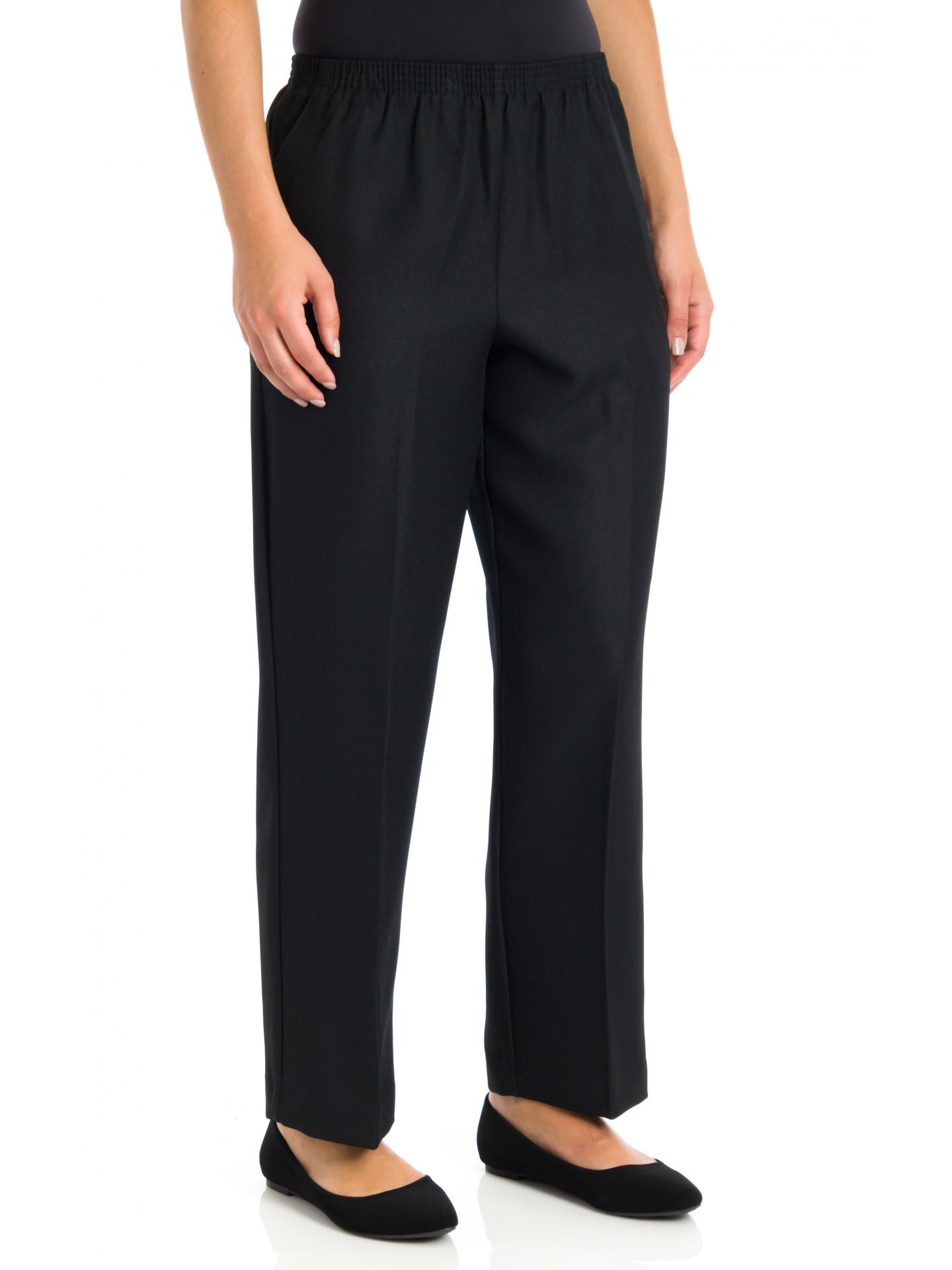 Classic Pull On Pants Proportioned Short Length Plus Size