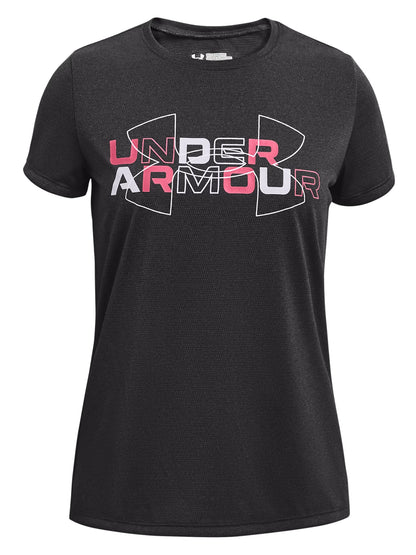 girls' ua tech graphic short sleeve