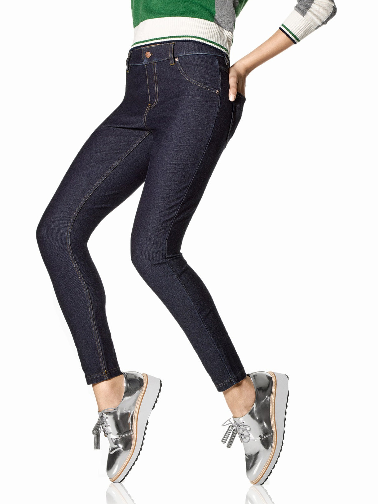 Essential Denim Leggings Plus Size