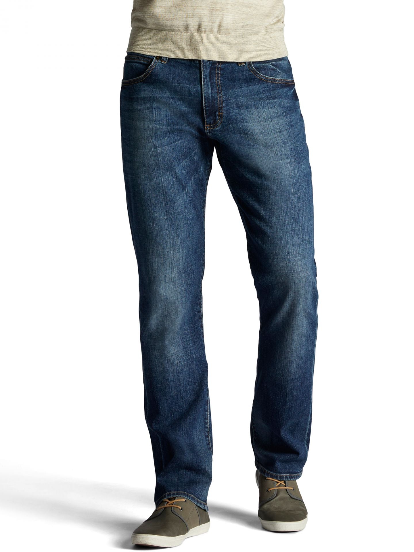 Men's Extreme Motion Straight Fit Tapered Leg Jeans - Maddox