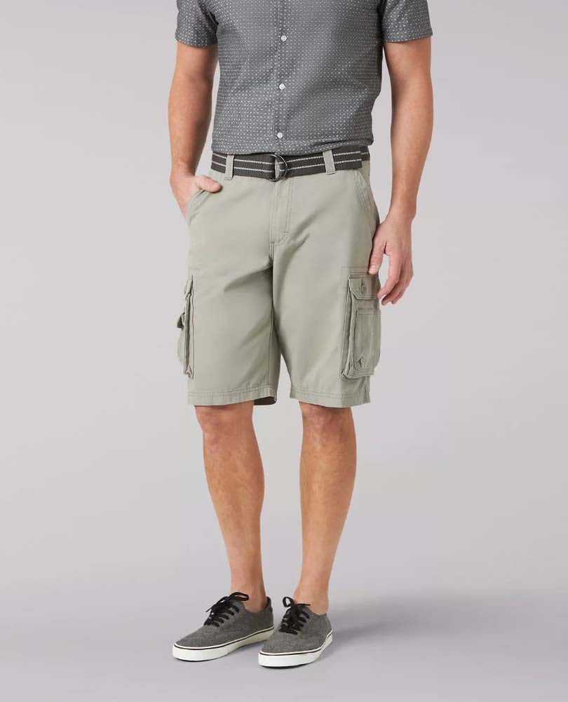 Men's Belted Wyoming Cargo Shorts - Cement