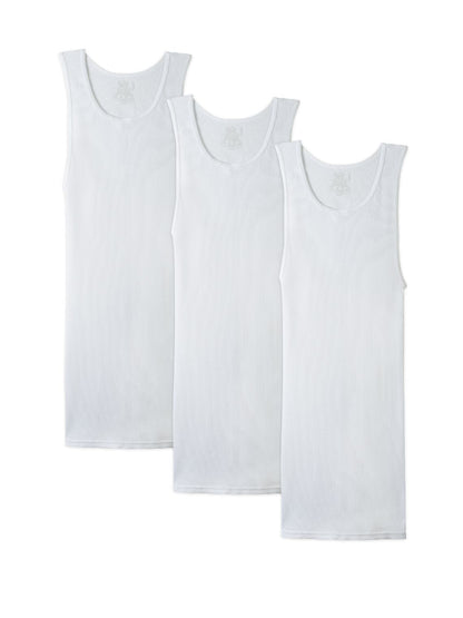 Big Men White A Shirts 3 Pack