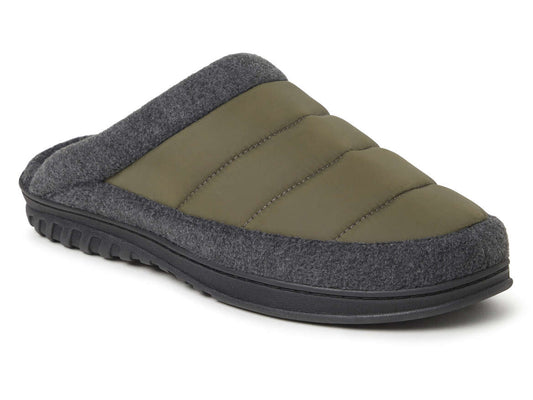 Quilted Nylon Scuff Slipper