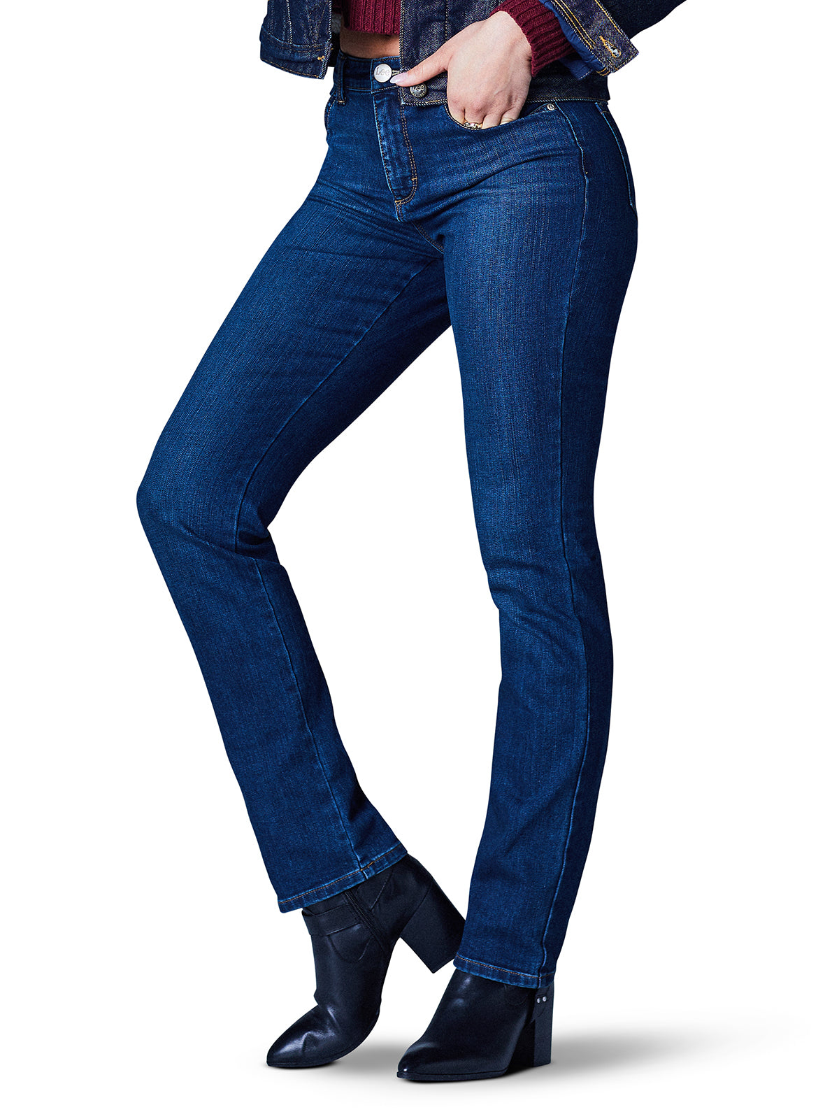 Women's Instantly Slims Classic Relaxed Fit Straight Leg Jean-Ellis