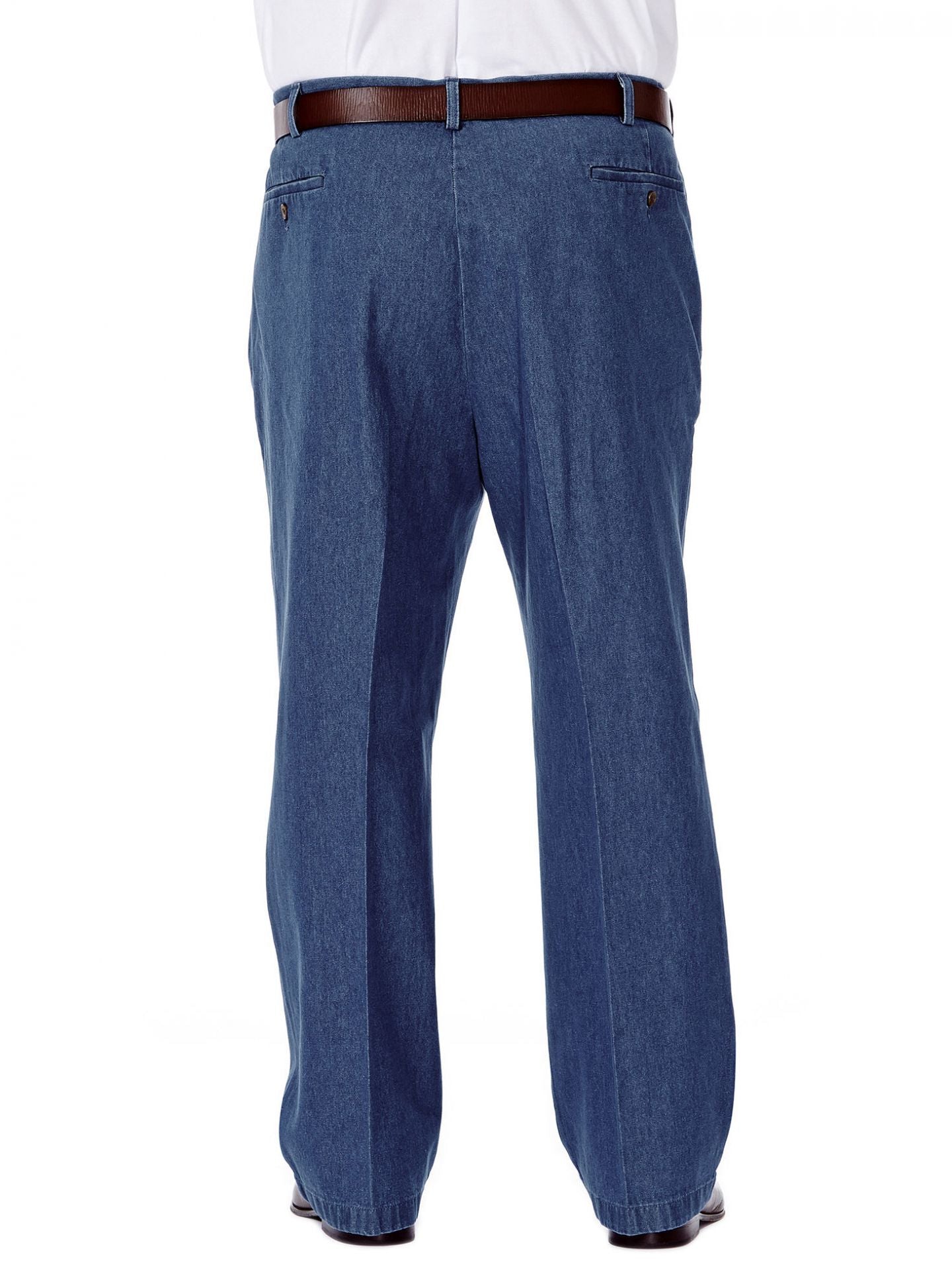 Big and Tall Work to Weekend Pleated Denim Pants