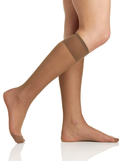 All Day Sheer Knee High with Reinforced Toe