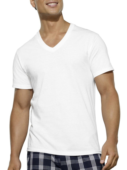 Men's V-Neck Tee - 6 Pack