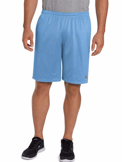 Men's Long Mesh Shorts With Pockets