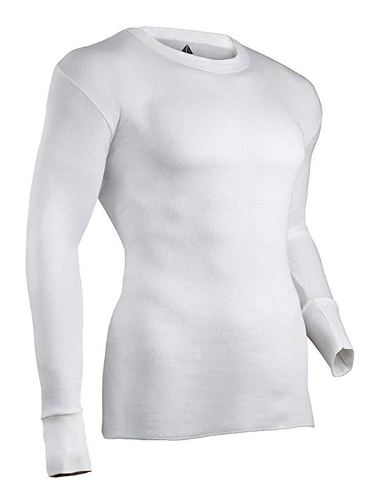 Cotton Rib Knit Thermal Top With Transdry