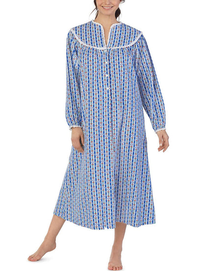 Long Sleeve Flannel Nightgown