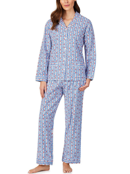 Classic Notch Collar Flannel PJ Set