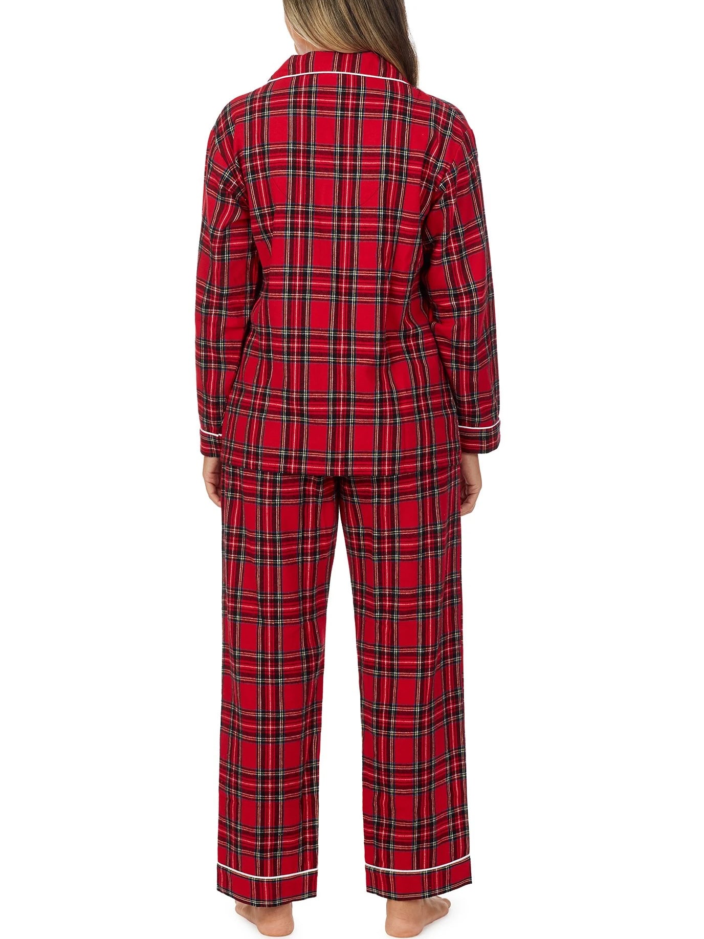 Classic Notch Collar Flannel PJ Set