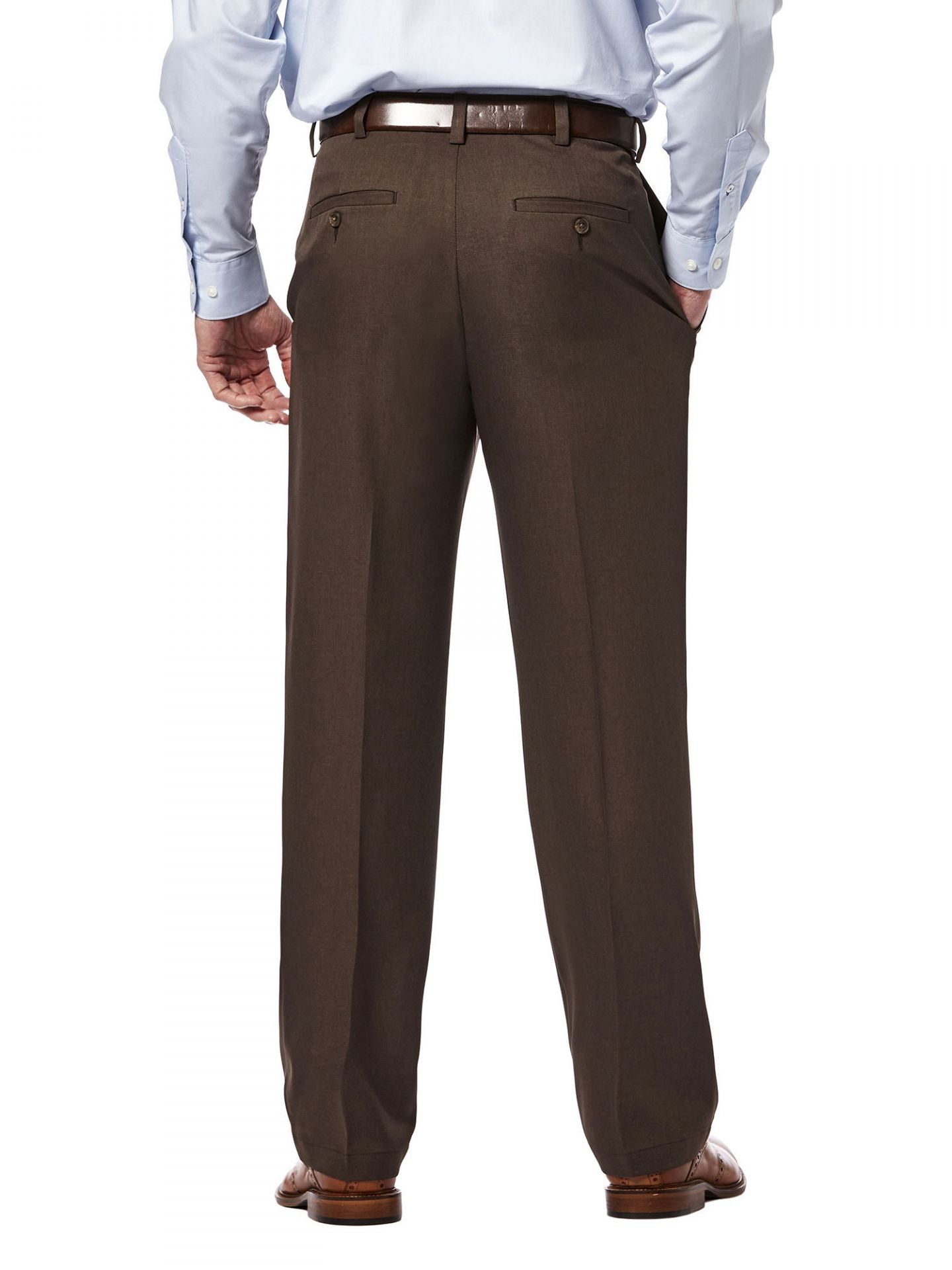 Cool 18 Pro Stretch Expandable Waist Flat Front Pants