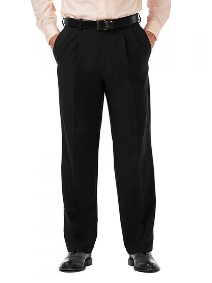 Cool 18 Pro Stretch Expandable Waist Pleated Pants