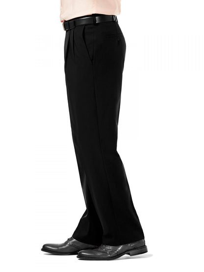 Cool 18 Pro Stretch Expandable Waist Pleated Pants