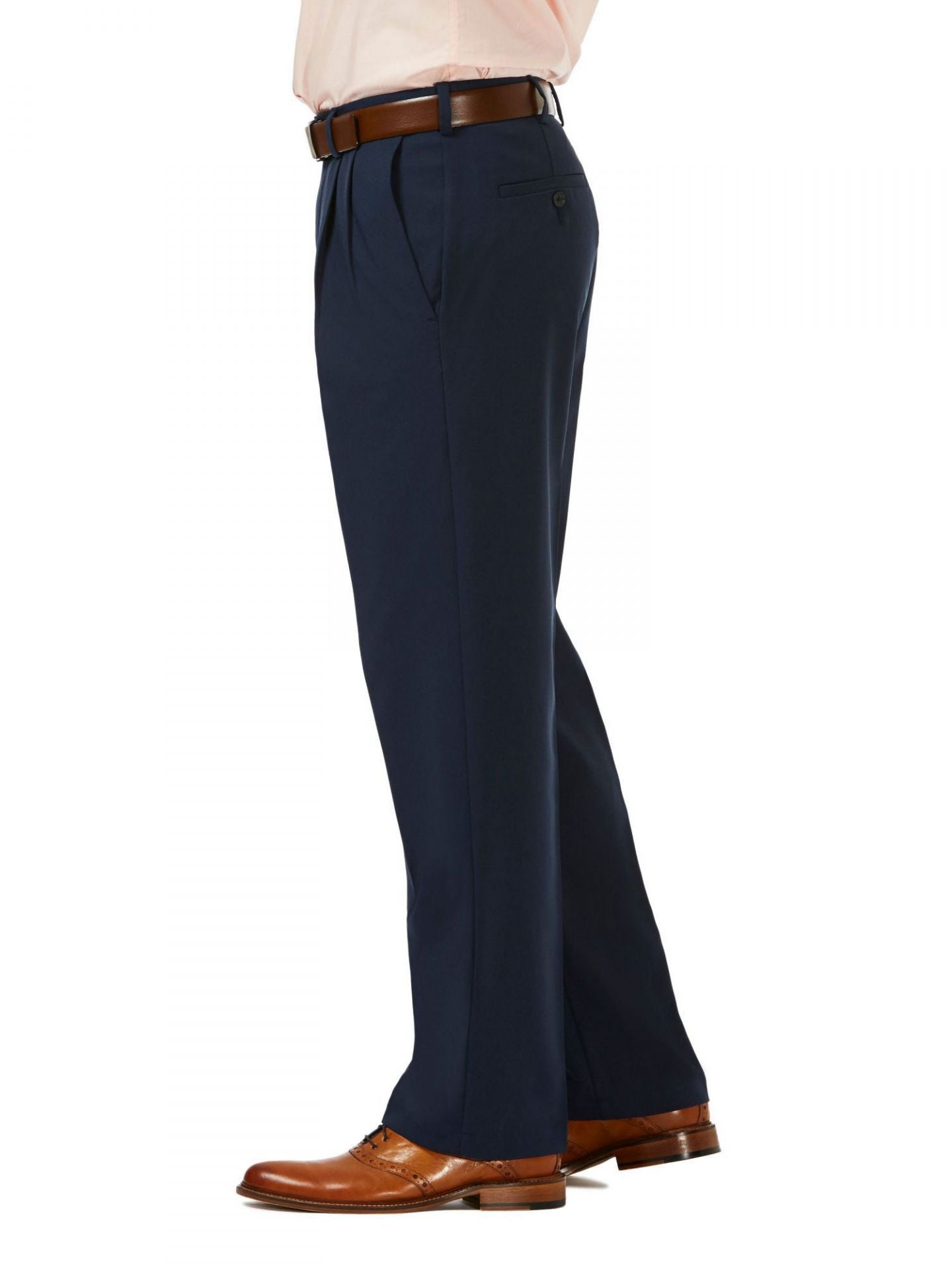 Cool 18 Pro Stretch Expandable Waist Pleated Pants