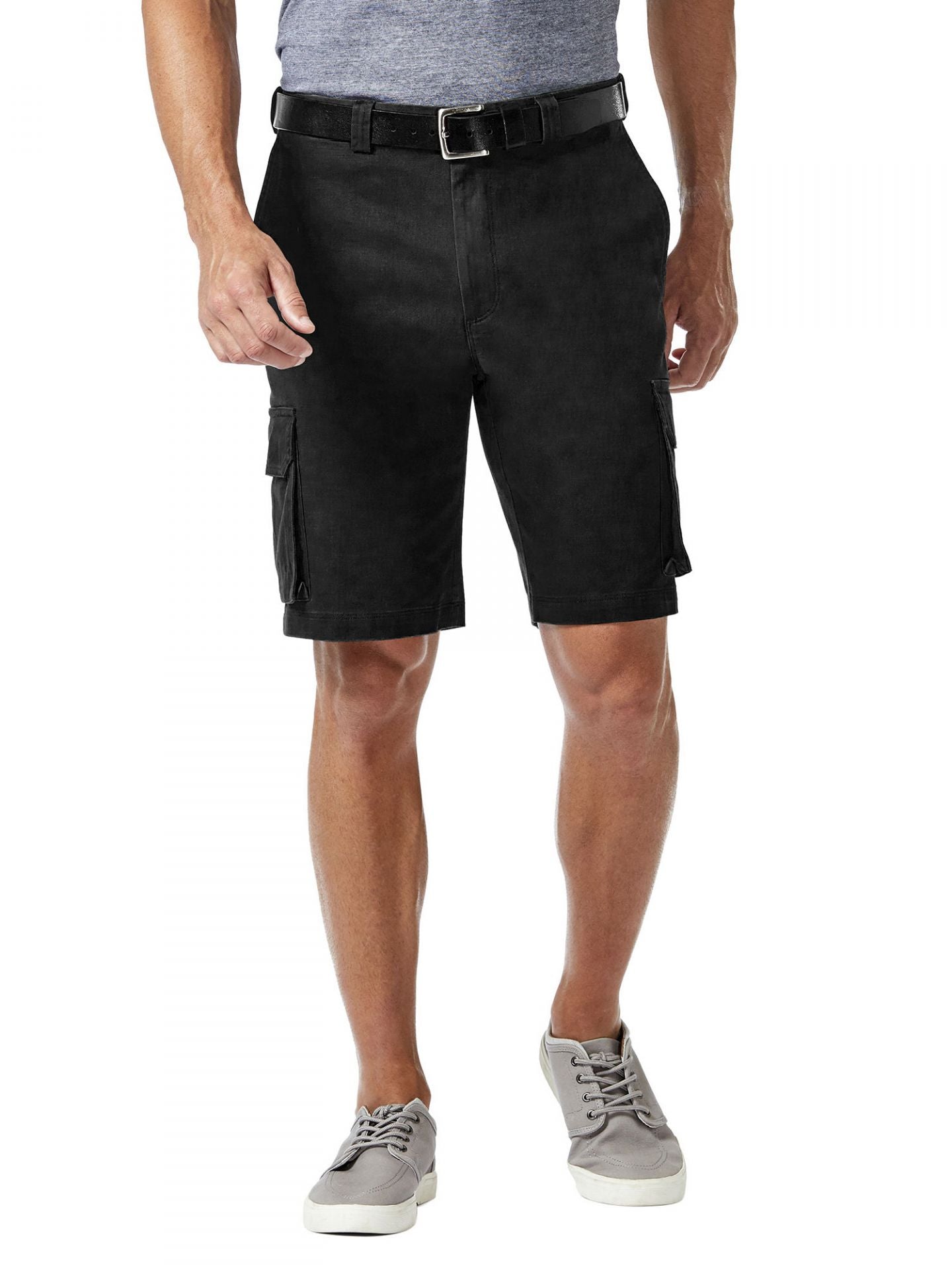 Expandable Waistband Stretch Comfort Cargo Shorts