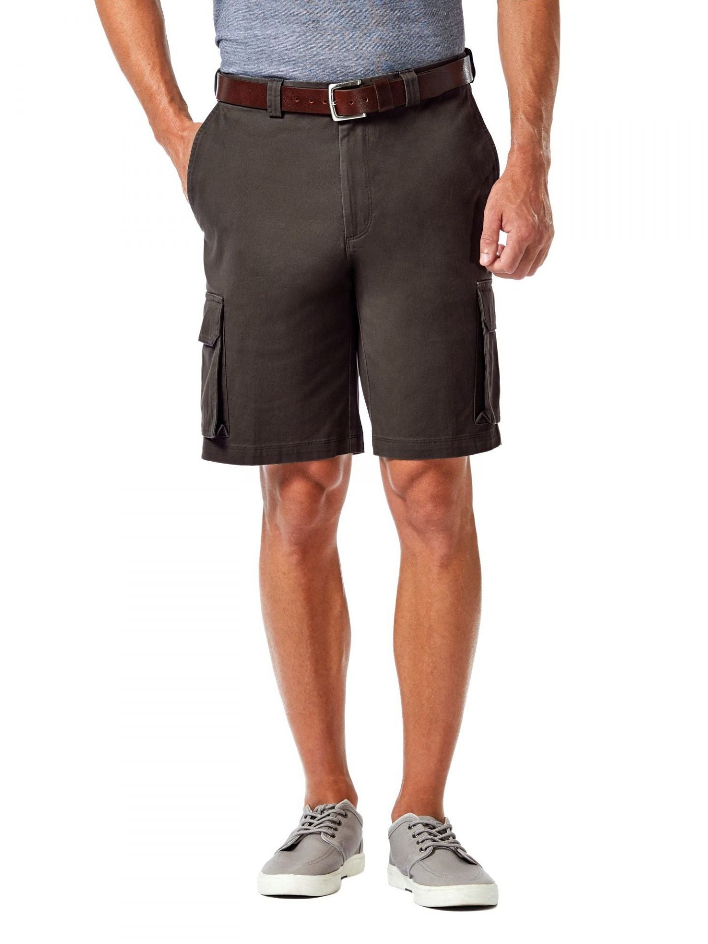 Expandable Waistband Stretch Comfort Cargo Shorts