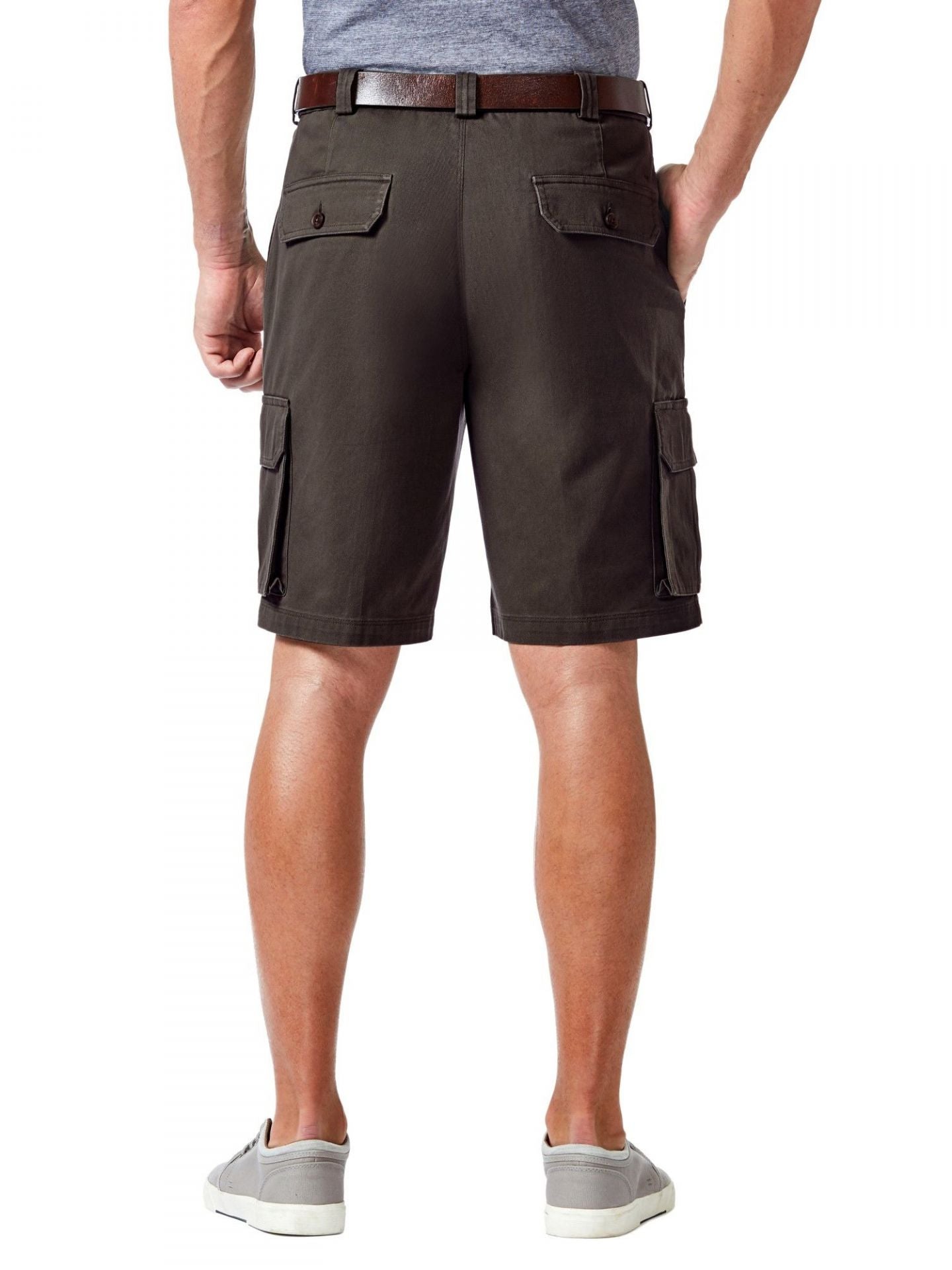 Expandable Waistband Stretch Comfort Cargo Shorts