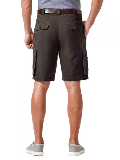 Expandable Waistband Stretch Comfort Cargo Shorts