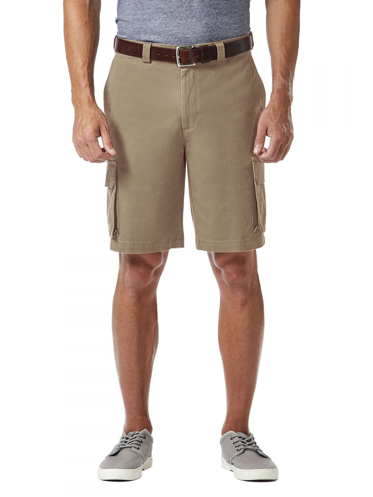 Expandable Waistband Stretch Comfort Cargo Shorts