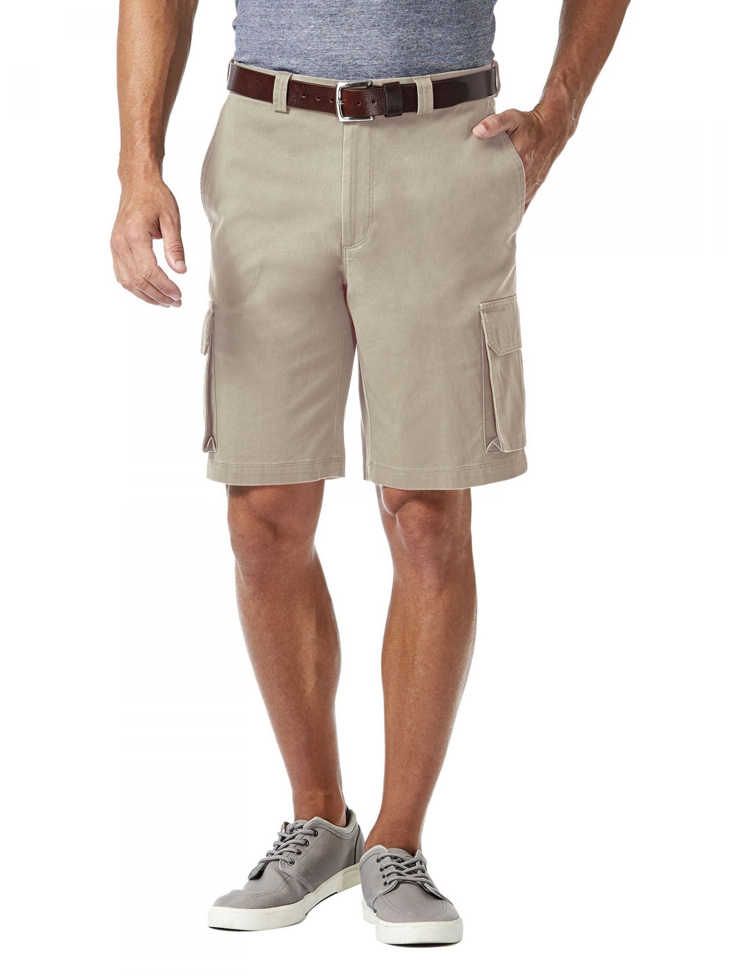 Expandable Waistband Stretch Comfort Cargo Shorts