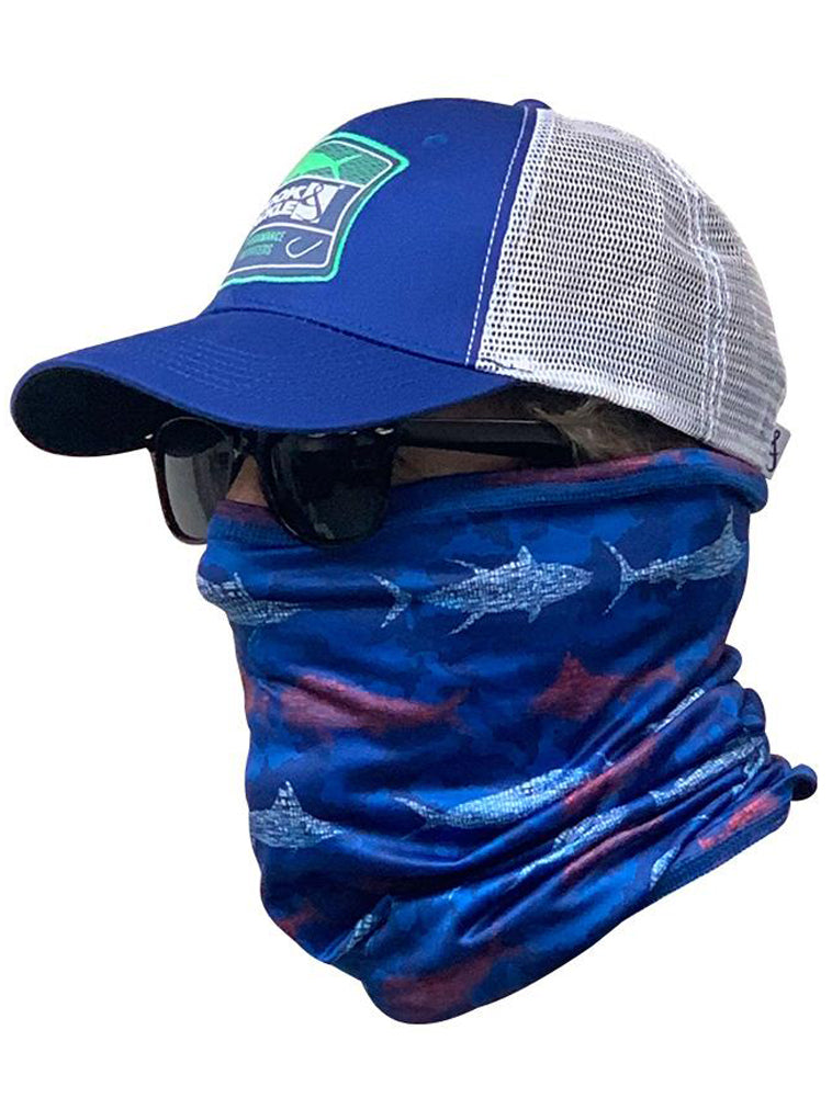 Fish and Stripes Face and Neck Gaiter