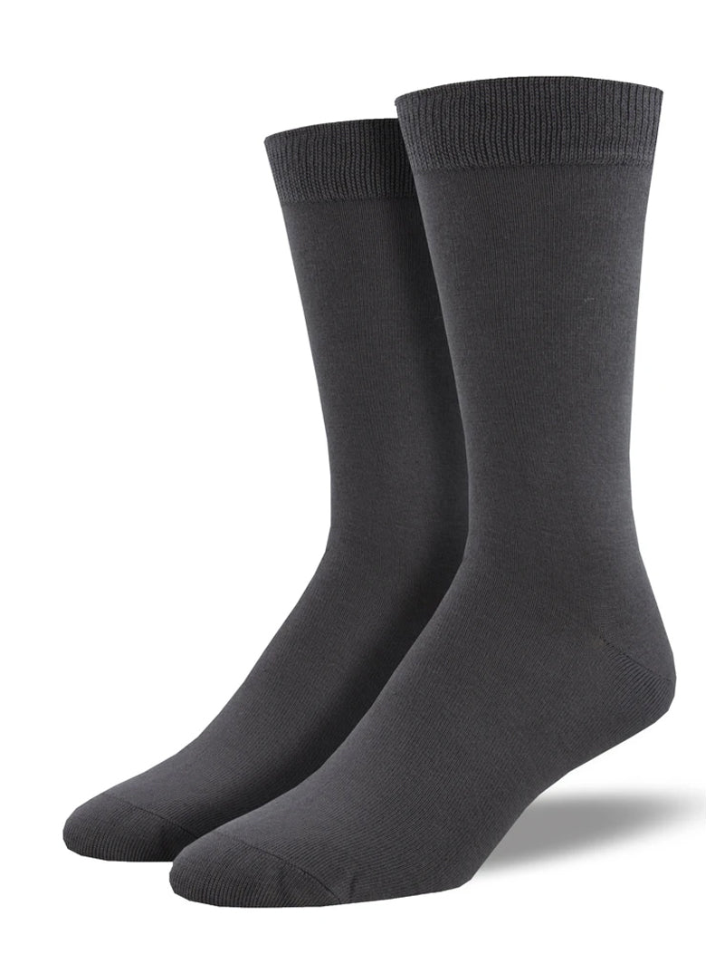 Solid Crew Bamboo Socks Men