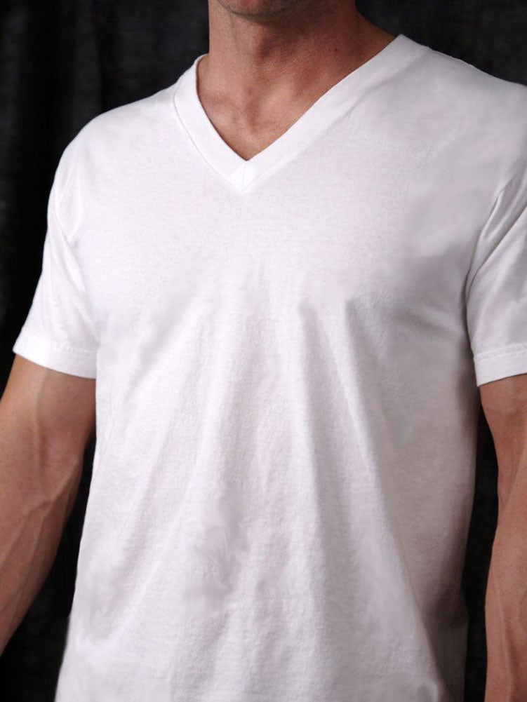 Big Size Men's V-Neck Tee - 2 Pack