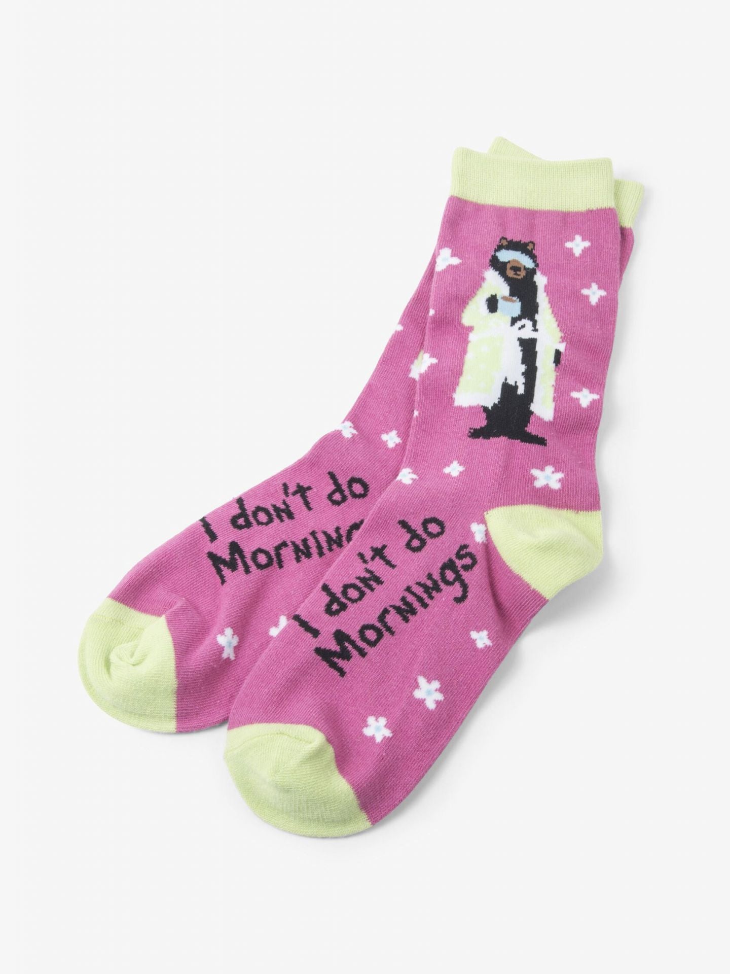 I dont do Mornings Crew Socks