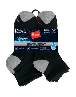 Hanes X-Temp Ankle 12 Pack