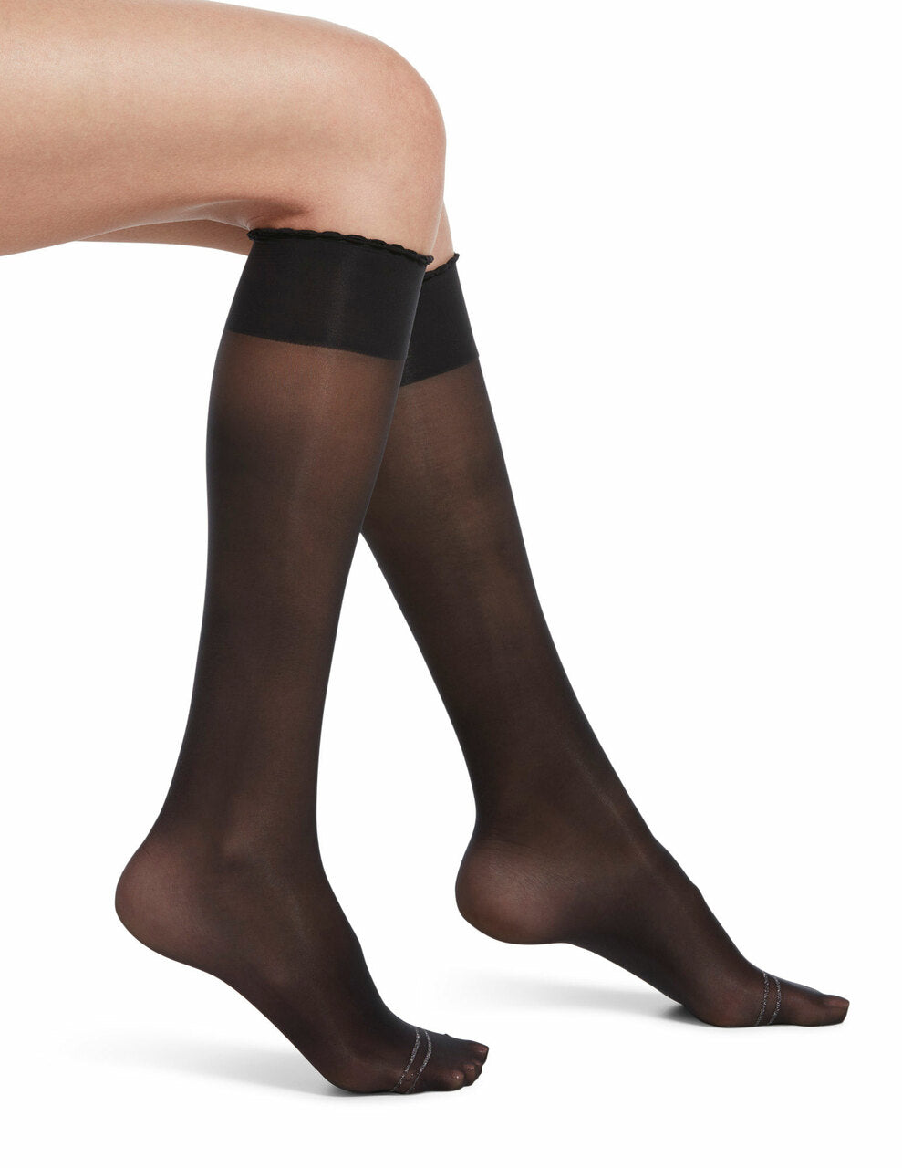 Graduated Compression Sheer Knee Hi Sock